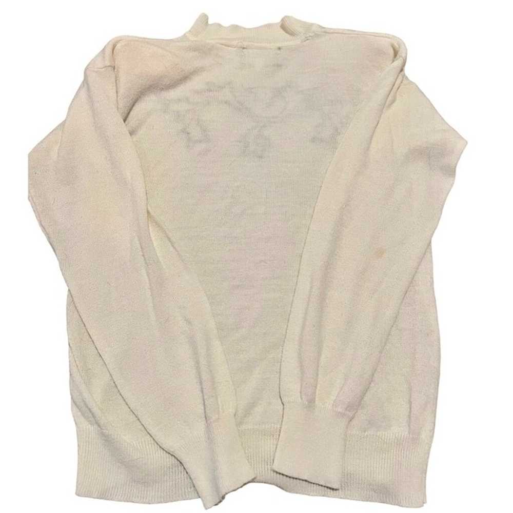 Vintage 80s Joyce Acrylic Sweater Shoulder Pads M… - image 8