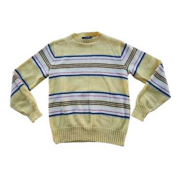 Vintage Puritan Scotland Yellow Wool -Blend Pullo… - image 1
