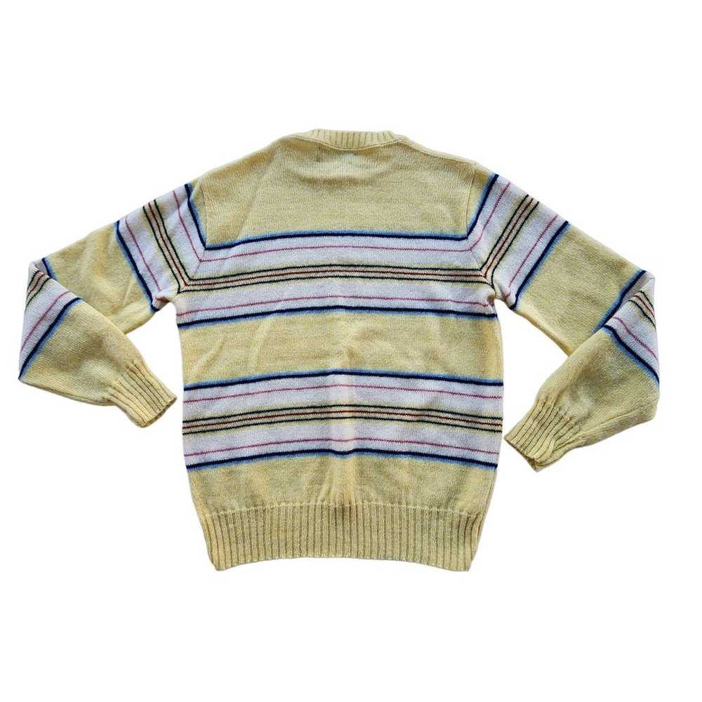 Vintage Puritan Scotland Yellow Wool -Blend Pullo… - image 2