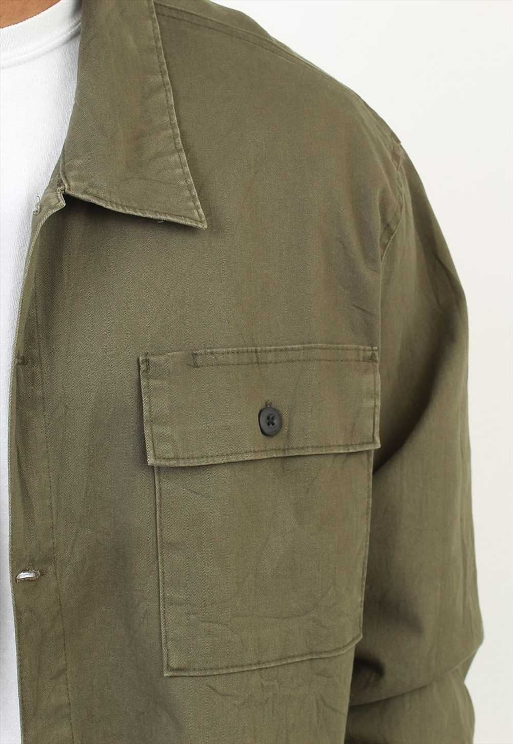 Vintage Wrangler Military Green Shirt - image 2