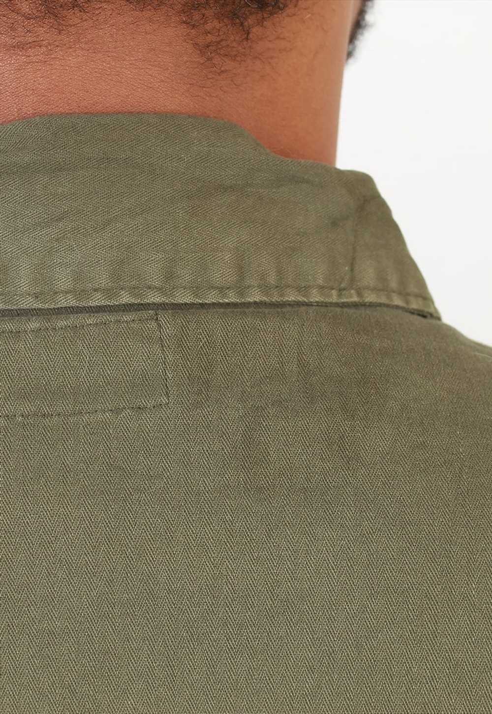 Vintage Wrangler Military Green Shirt - image 3