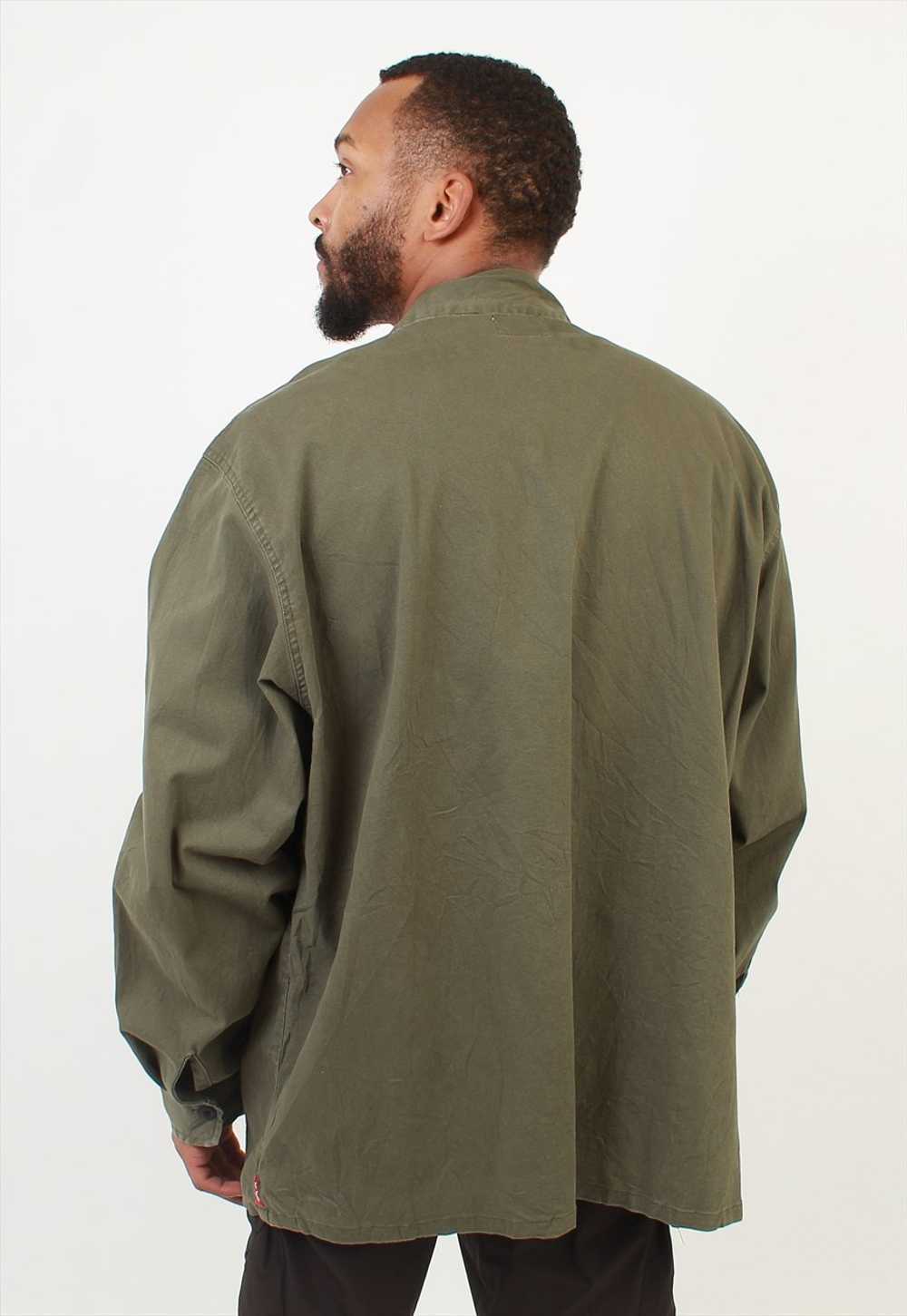 Vintage Wrangler Military Green Shirt - image 5