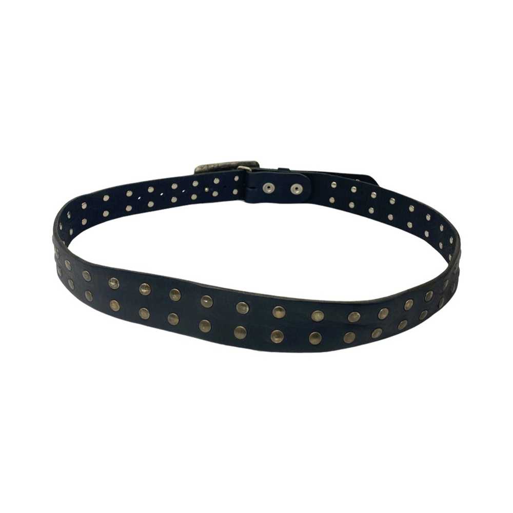 Studded Abstract Buckle Belt - image 2