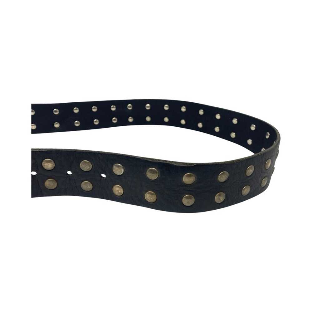 Studded Abstract Buckle Belt - image 4