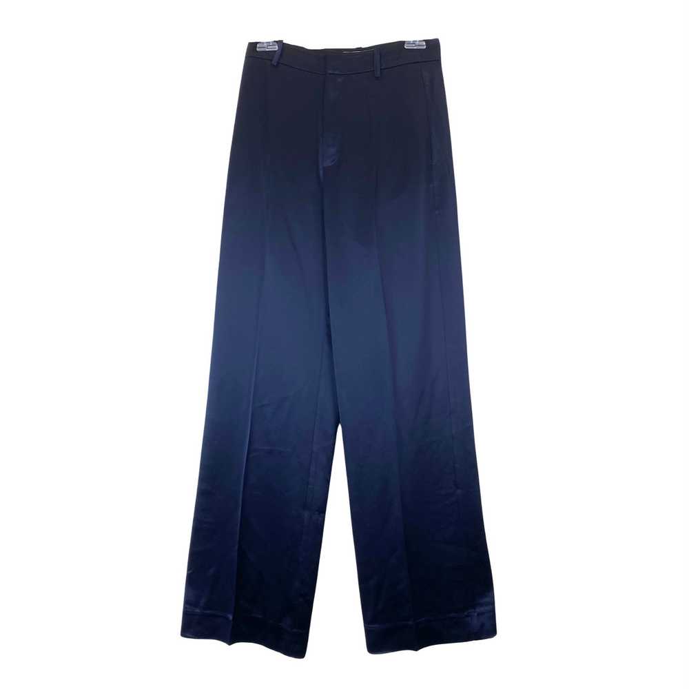 Something Navy Mid Rise Satin Look Trouser - image 2