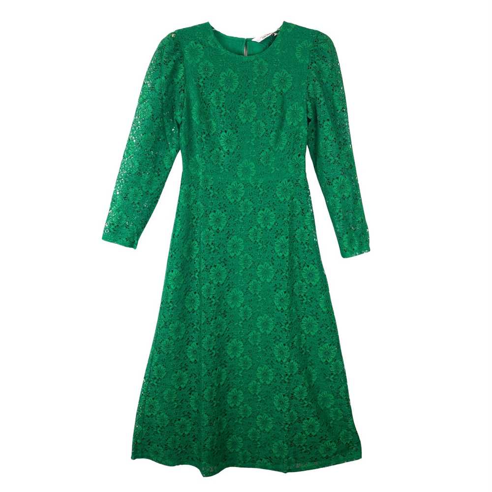 & Other Stories Green Lace Midi Dress - image 1