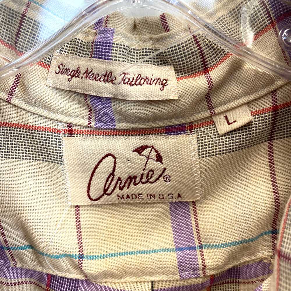 Vintage Arnie Plaid Button Up - image 3