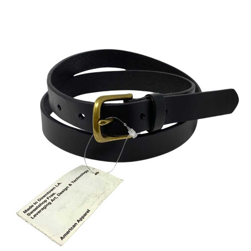 American Apparel Flat Edge Leather Belt - image 2