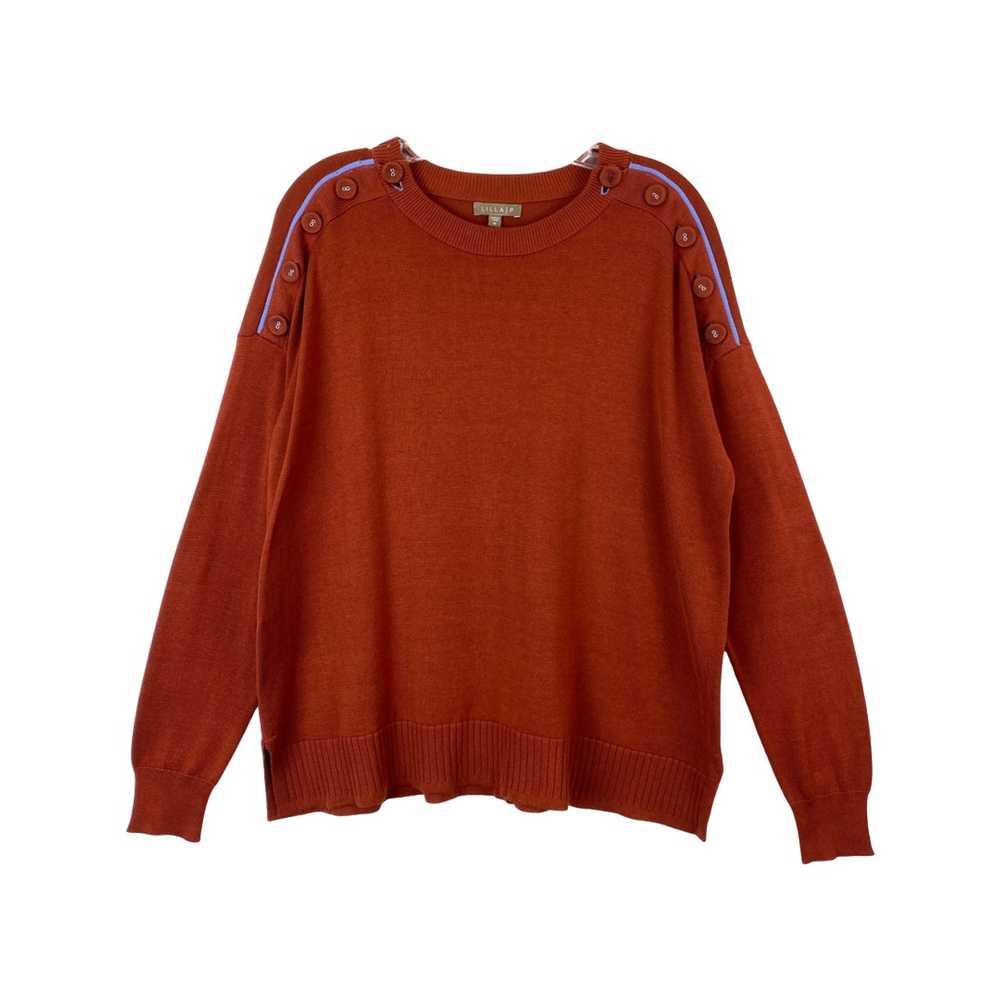 Lilla P Buttoned Shoulder Detail Sweater - image 2