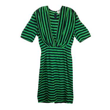 Vintage Arabel Striped Short Sleeved Dress - image 1