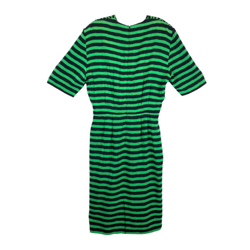 Vintage Arabel Striped Short Sleeved Dress - image 2