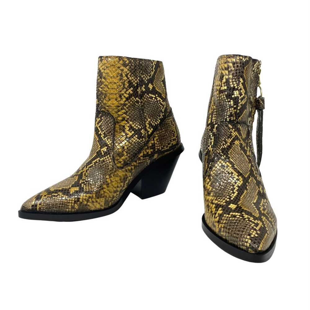 & Other Stories Snakeskin Embossed Ankle Boots - image 2