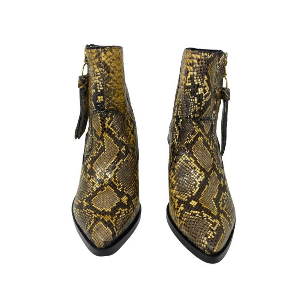 & Other Stories Snakeskin Embossed Ankle Boots - image 3
