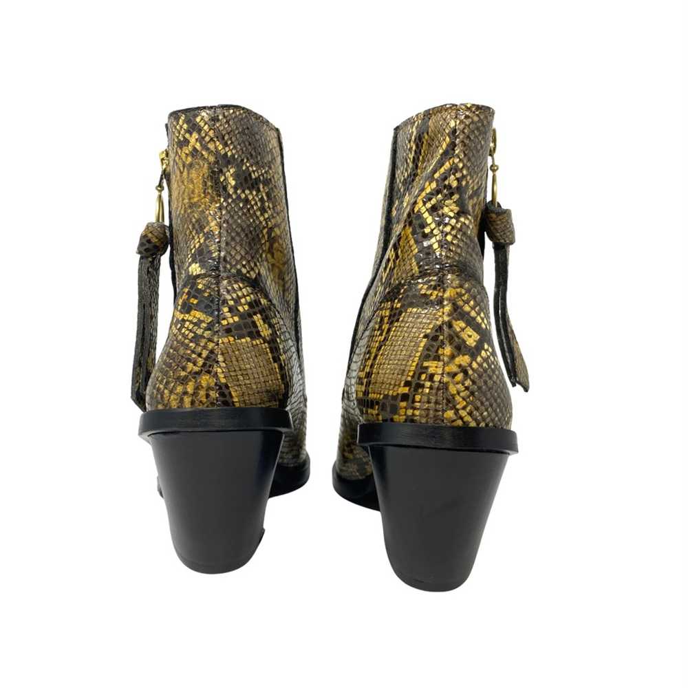 & Other Stories Snakeskin Embossed Ankle Boots - image 4