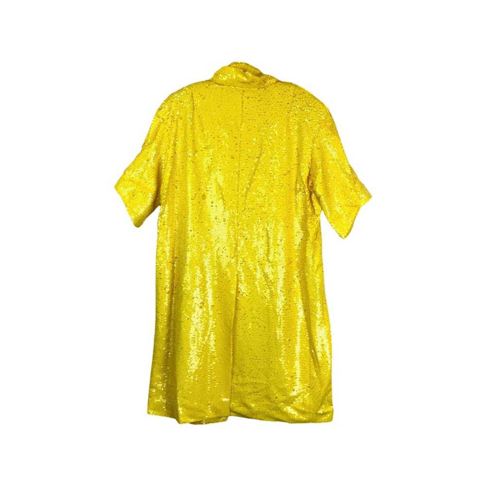 Thang De Hoo Sequined Yellow Coat - image 3