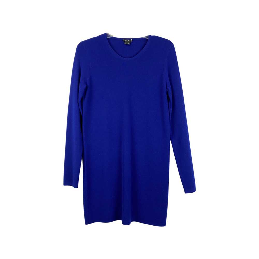 Theory Blue Wool Blend Sweater - image 1
