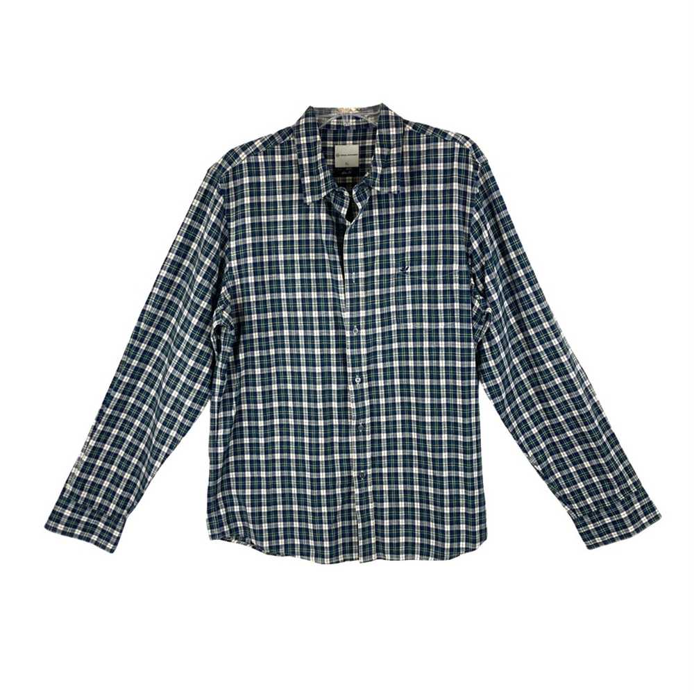 Adriano Goldschmied Plaid Button Down Shirt - image 1