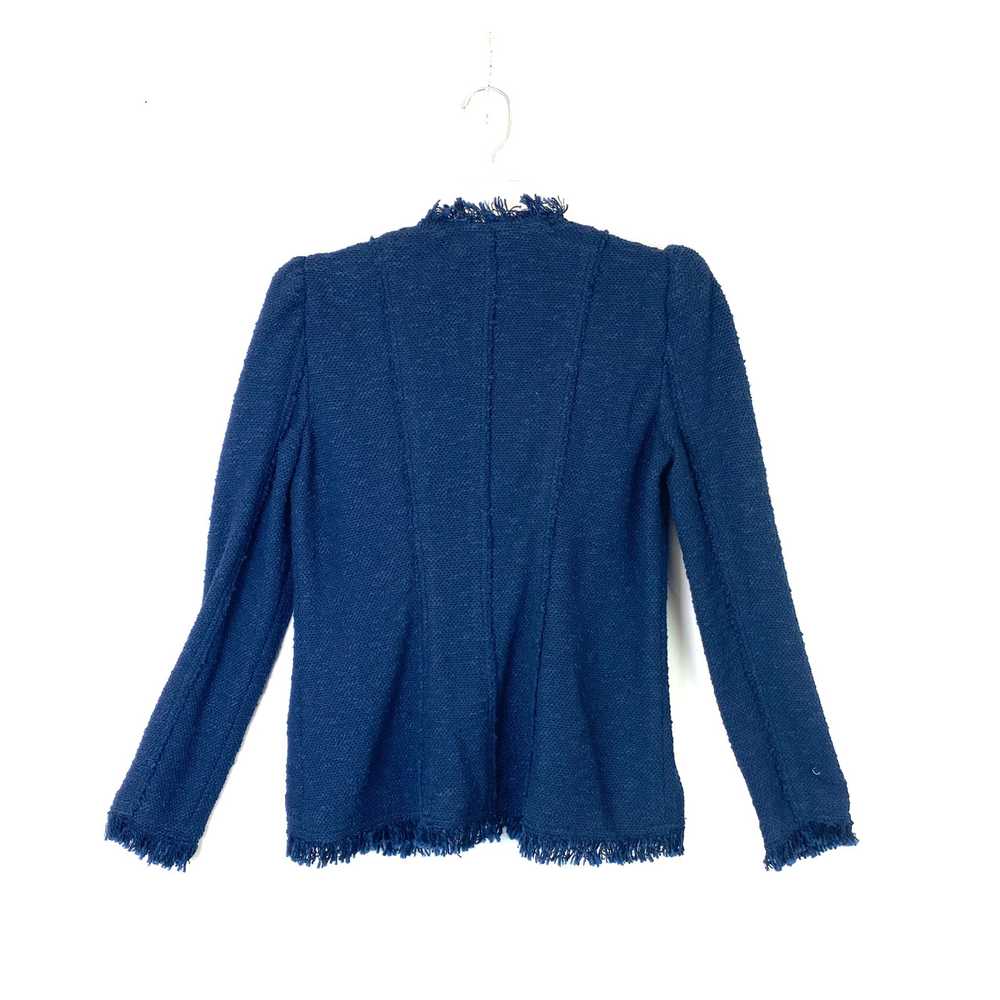 Rebecca Taylor Frayed Knit Tweed Look Jacket - image 2
