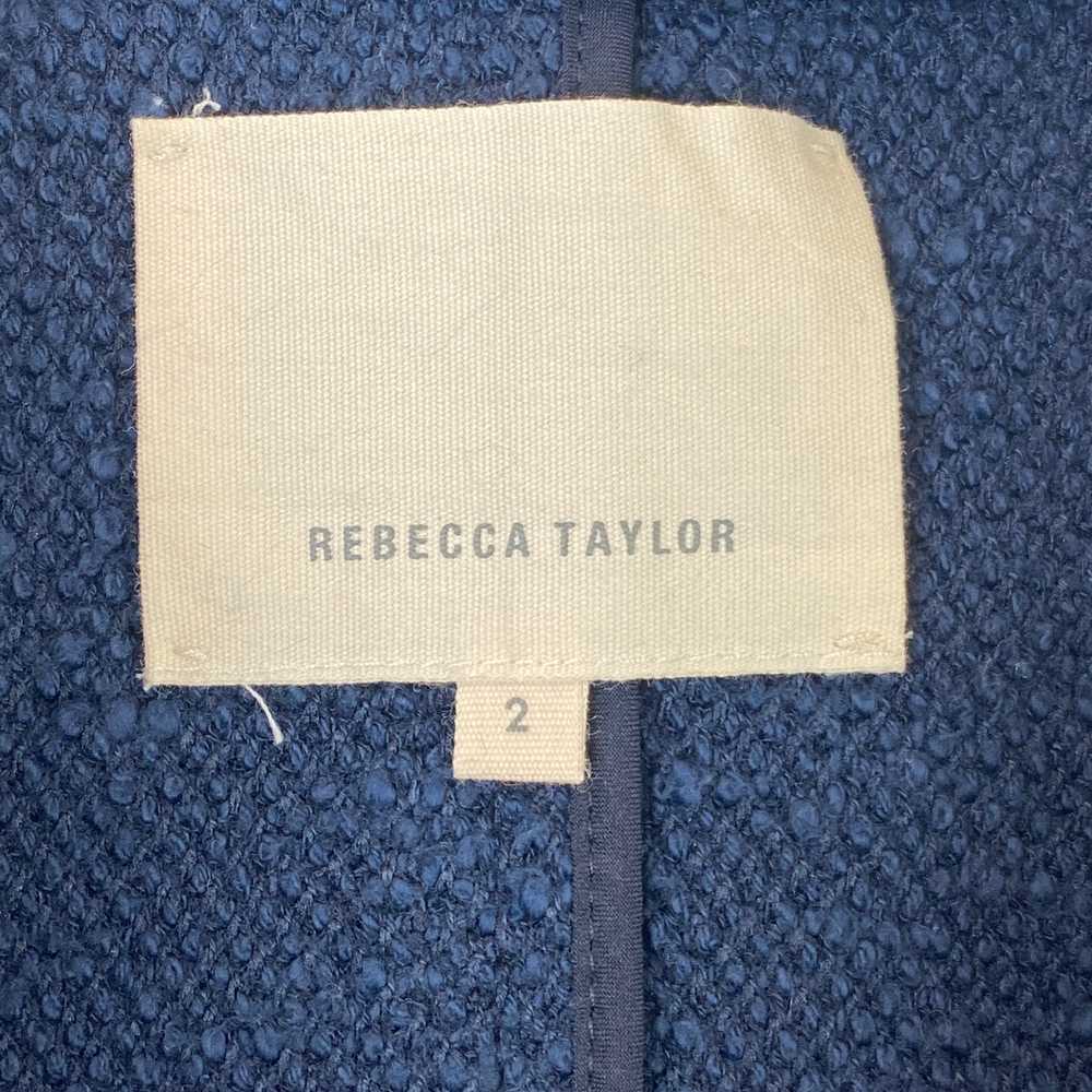 Rebecca Taylor Frayed Knit Tweed Look Jacket - image 3