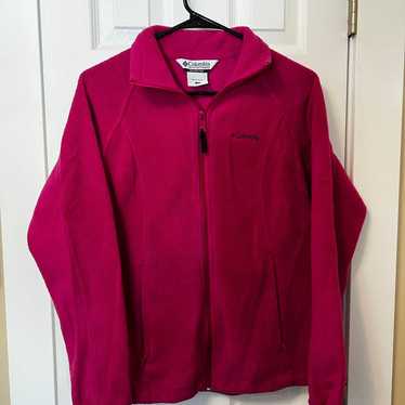 Vintage Pink Columbia Fleece Jacket Women’s Small - image 1