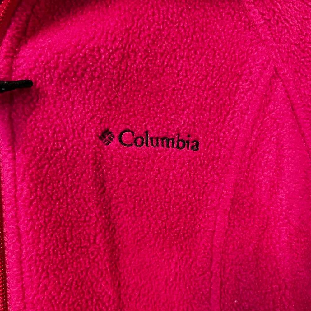 Vintage Pink Columbia Fleece Jacket Women’s Small - image 2