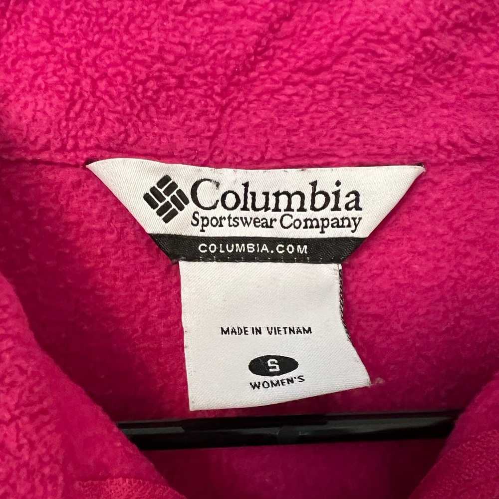 Vintage Pink Columbia Fleece Jacket Women’s Small - image 3