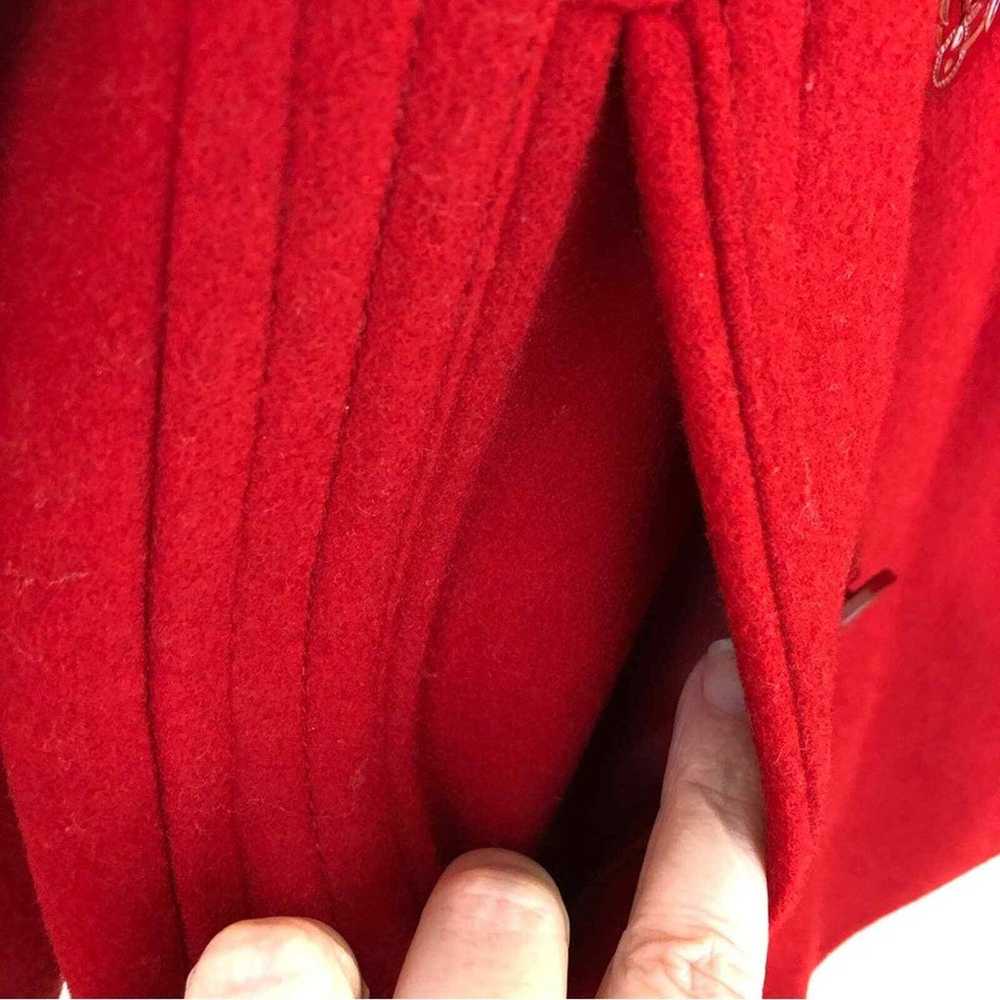 Vintage Harve Benard Red Peacoat 100% Wool Coat B… - image 6