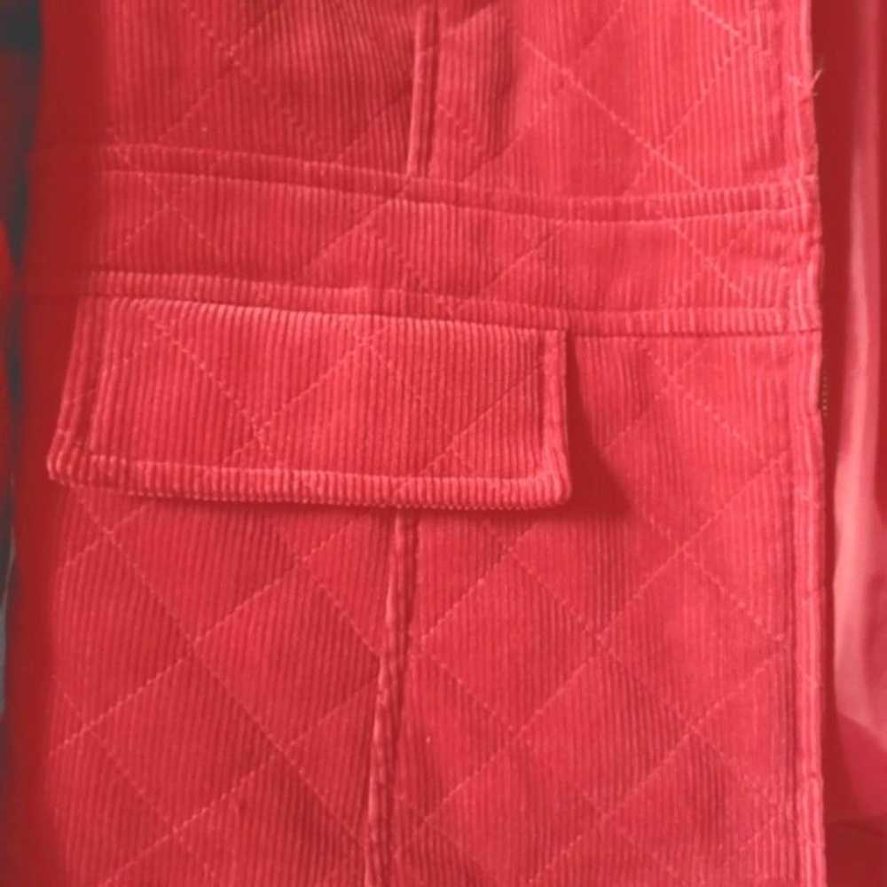 Beautiful Corduroy Full Zip Jacket Blazer Large V… - image 7