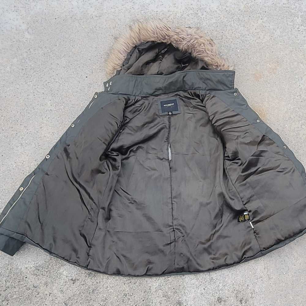 Vtg Rocawear Military Hooded Parka Jacket Women's - image 4