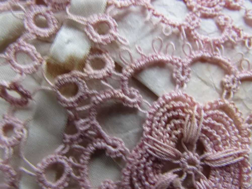 SALE Lovely Hand Made Camisole Corset Cover Pink … - image 5