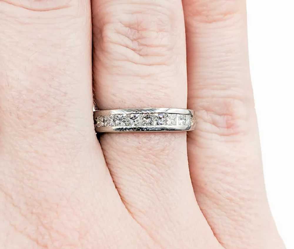 .50ctw Princess Cut Diamond Ring In Premium Plati… - image 5