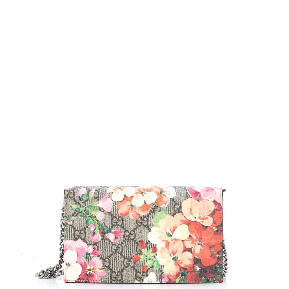 GUCCI Chain Wallet Blooms Print GG Coated Canvas - image 3