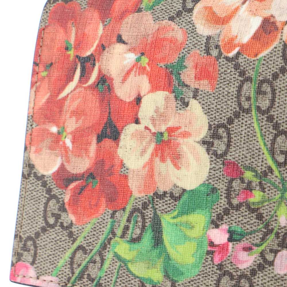 GUCCI Chain Wallet Blooms Print GG Coated Canvas - image 7