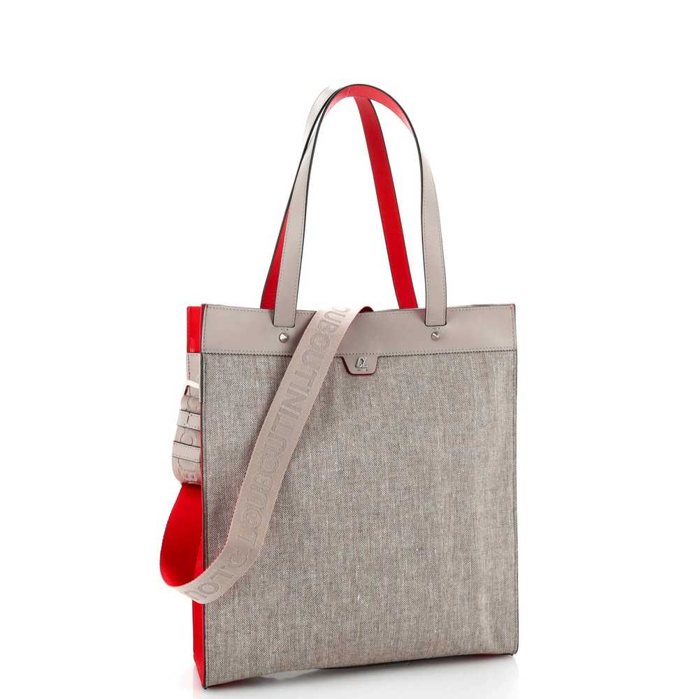 Christian Louboutin Open Tote Canvas and Embossed… - image 2
