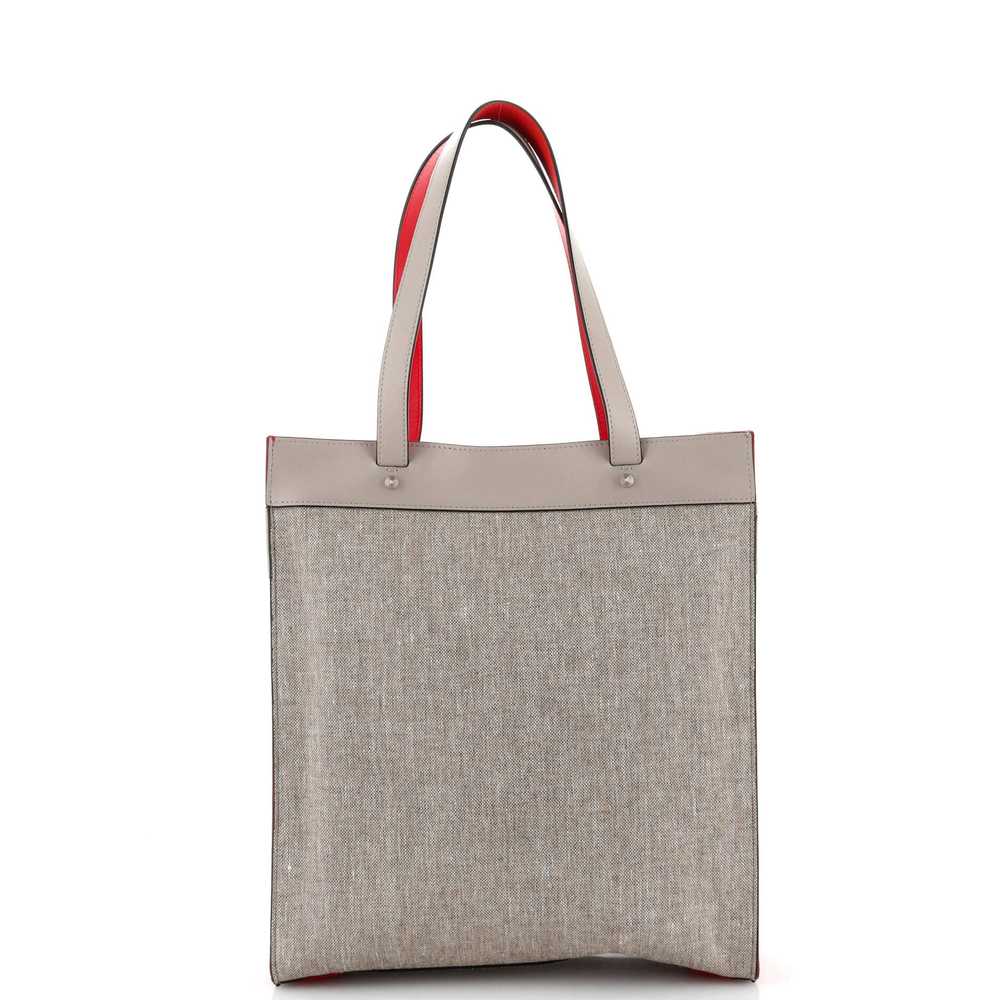 Christian Louboutin Open Tote Canvas and Embossed… - image 3