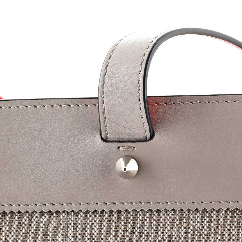 Christian Louboutin Open Tote Canvas and Embossed… - image 8