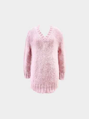 Prada 2010s Pink Oversized Mohair-Blend Sweater