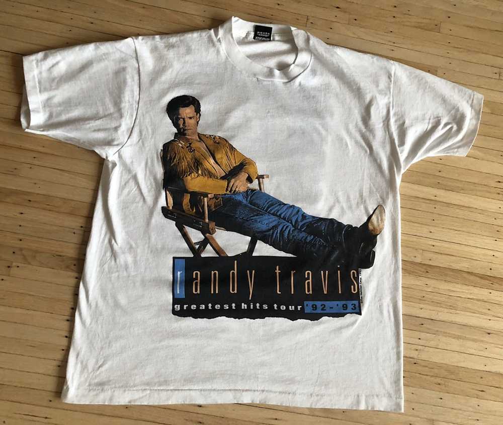 Screen Stars × Vintage Randy Travis Double Sided … - image 5