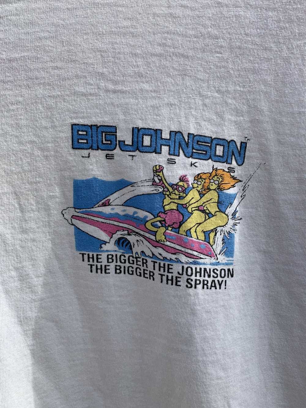 Vintage *Funny* Big Johnson Vintage Tee - image 2