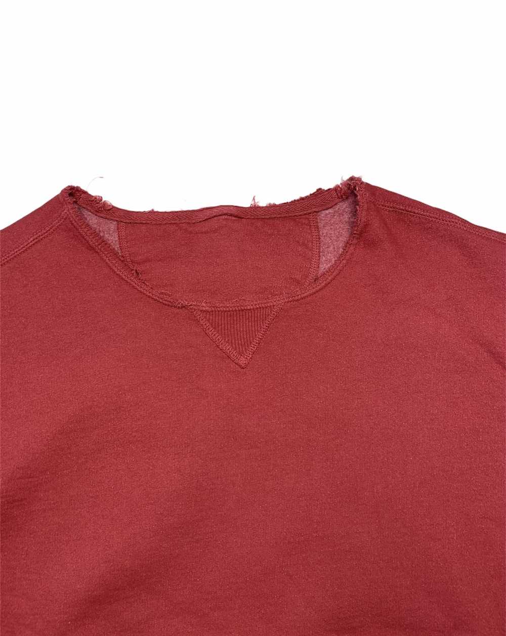 Blank × Vintage 1990s Blank Faded Red Sweatshirt - Gem