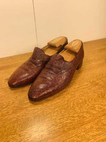 Mauri Mauri Men’s Vintage Ostrich Leather Slip On 