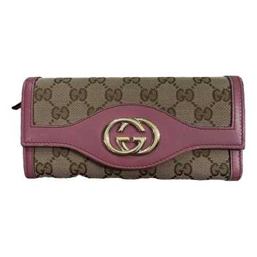 Gucci Interlocking cloth wallet
