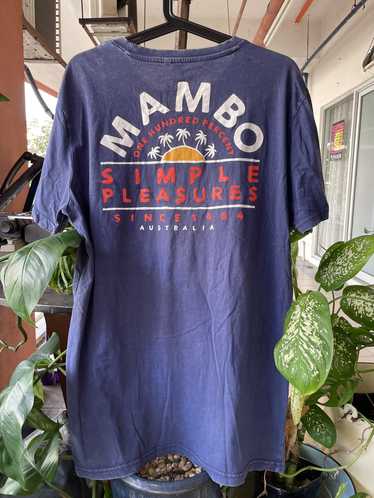 Mambo × Vintage Mambo Australia Indigo Dye Tee T-… - image 1