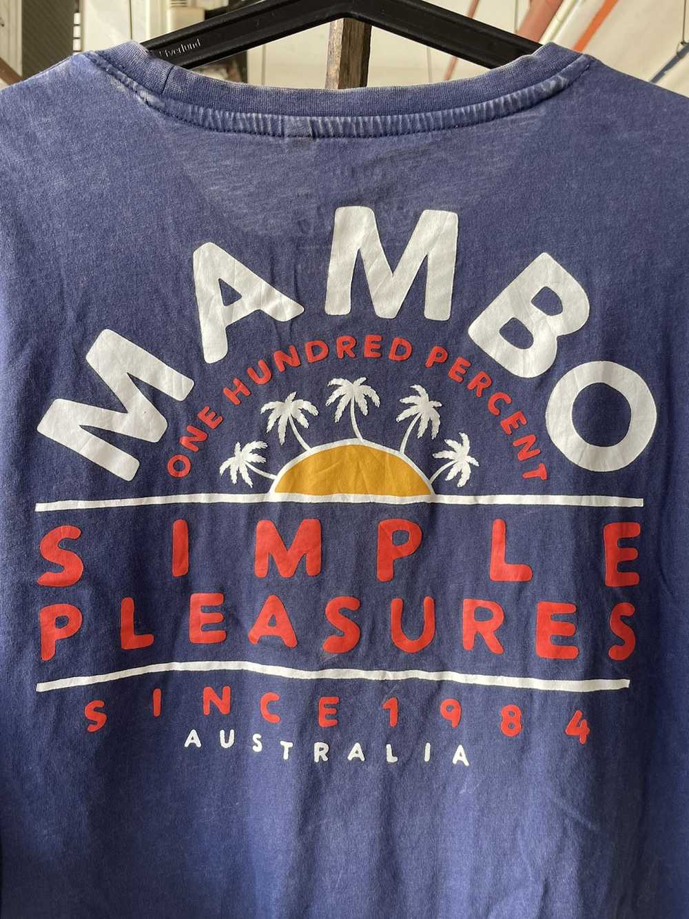 Mambo × Vintage Mambo Australia Indigo Dye Tee T-… - image 4