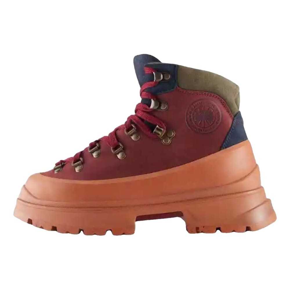 Canada Goose Leather lace up boots - image 1