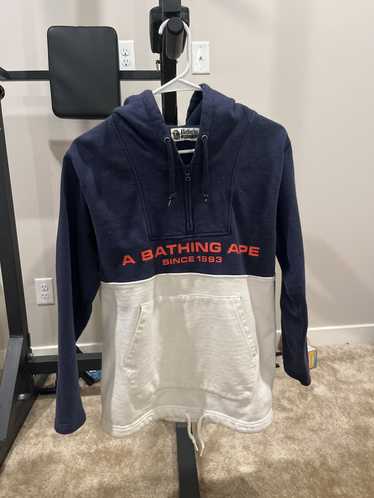 Bape Colorblock Half Zip Hoodie