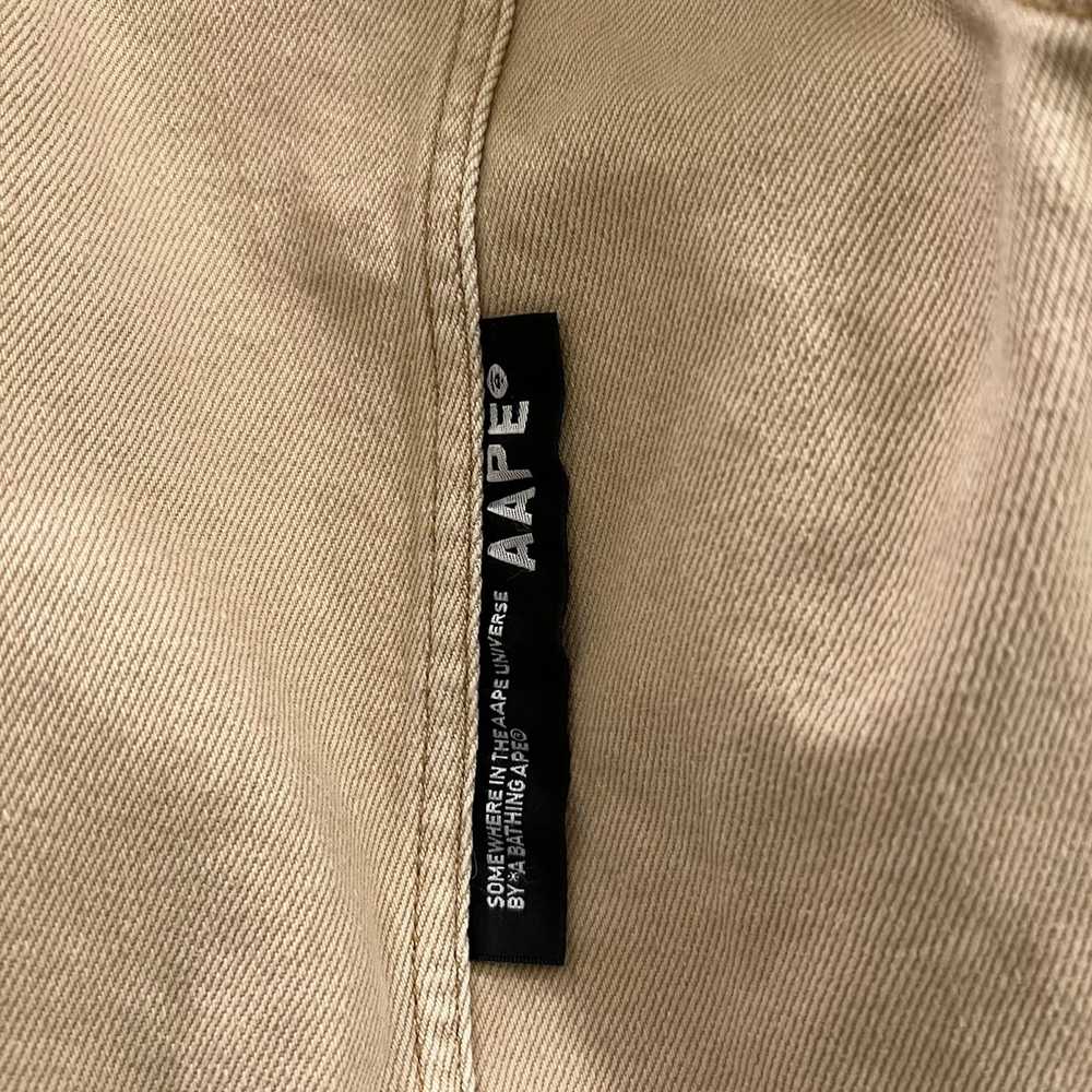 Aape Aape by A Bathing Ape Hooded Denim Jacket - image 3