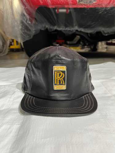 Other Vintage Leather Rolls Royce Cap - image 1