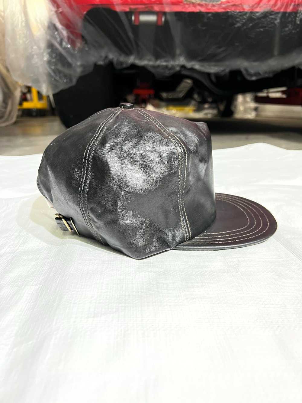 Other Vintage Leather Rolls Royce Cap - image 3