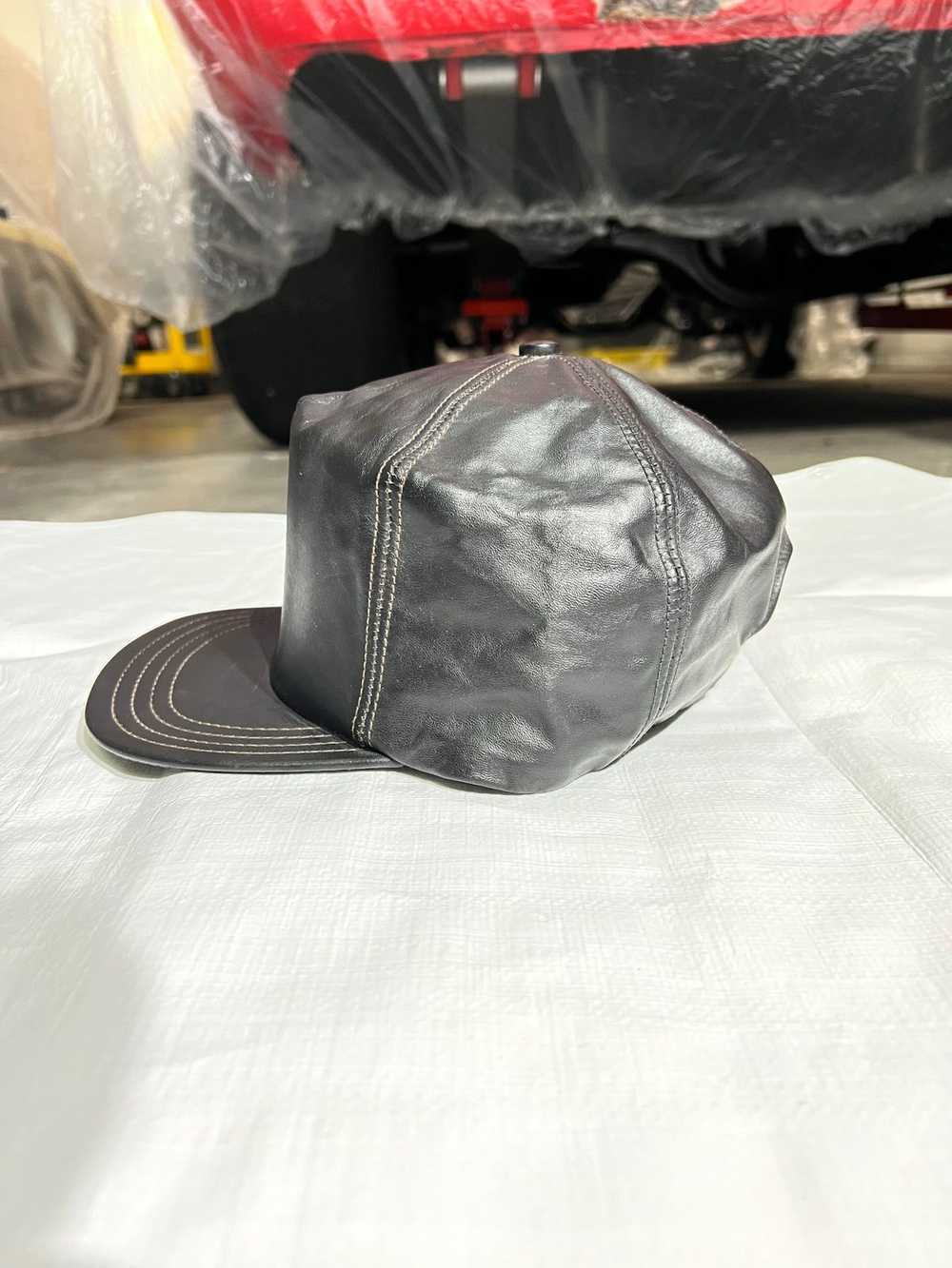 Other Vintage Leather Rolls Royce Cap - image 4